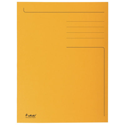 Exacompta - dossier Foldyne ft 24 x 32 cm (pour ft A4), orange, boîte de 50 pièces