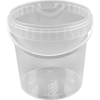 Klika - Bak | PP | 1180 ml | Ø133mm | mit Griff | inkl. Deckel | transparent | 170 Stück