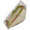 Klika - Blister | boîte à sandwich | PET recyclé | 165x64x80mm | transparent | 500 pièces