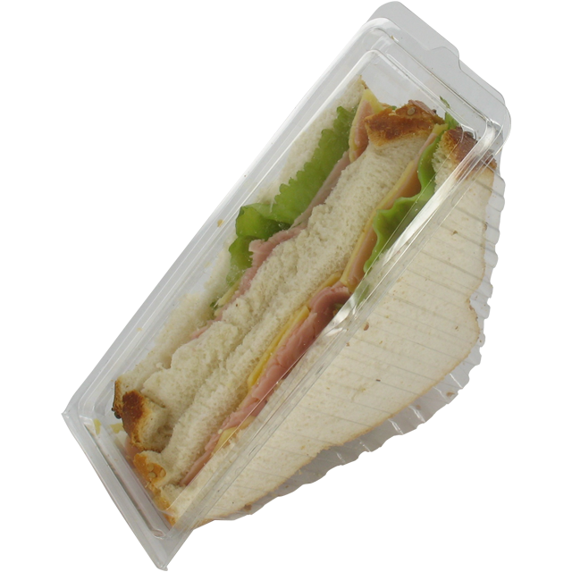 Klika -  Blister | sandwichbox | Gerecycled PET | 165x64x80mm | transparant | 500 stuks