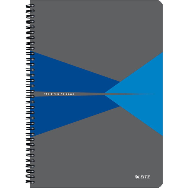 Leitz - Notizbuch, ft A4, Einband aus PP, liniert, blau