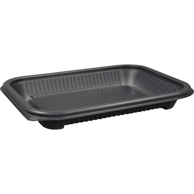 Klika -  Bak | PP | 450ml | hot Deli Deluxe | 227x177x27mm | grijs | 400 stuks
