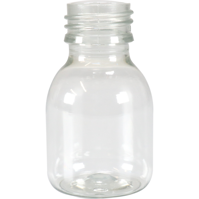 Klika -  Fles | petfles | Gerecycled PET | zonder dop | 60ml | transparant | 263 stuks