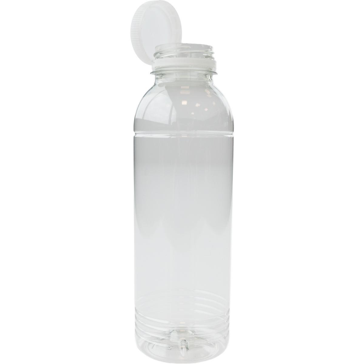 Klika -  Fles | petfles | Gerecycled PET | met vaste dop | 500ml | transparant | 126 stuks