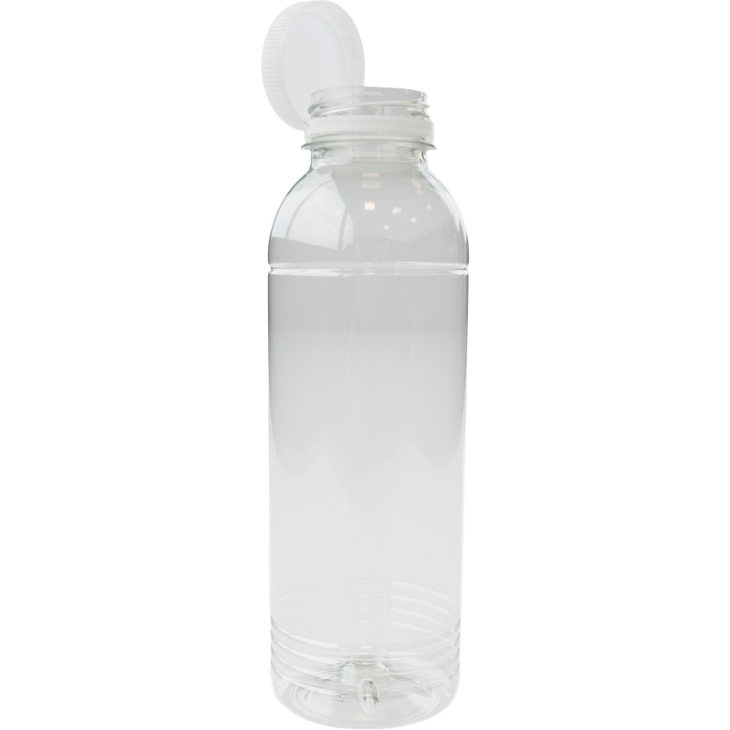 Klika -  Fles | petfles | Gerecycled PET | met vaste dop | 500ml | transparant | 126 stuks