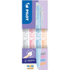 Pilot - FriXion Light Highlighter Natural, boîte de 4 : gris, corail, bleu ciel, orange clair