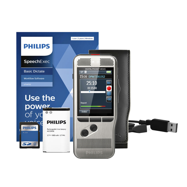 Philips -  Dicteerapparaat  pocketmemo dpm7200