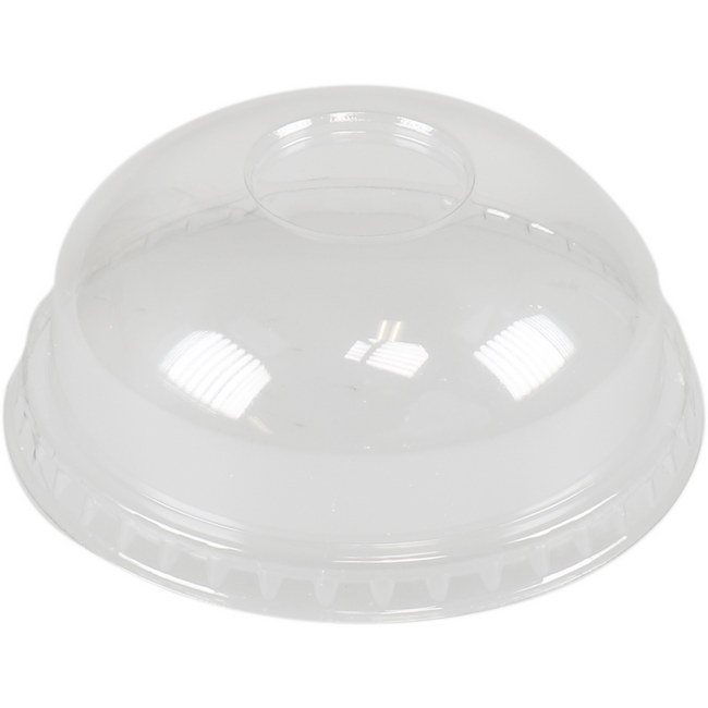 Klika -  Deksel | sapbeker | Gerecycled PET | dome | zonder gat | Ø95mm | transparant | 800 stuks
