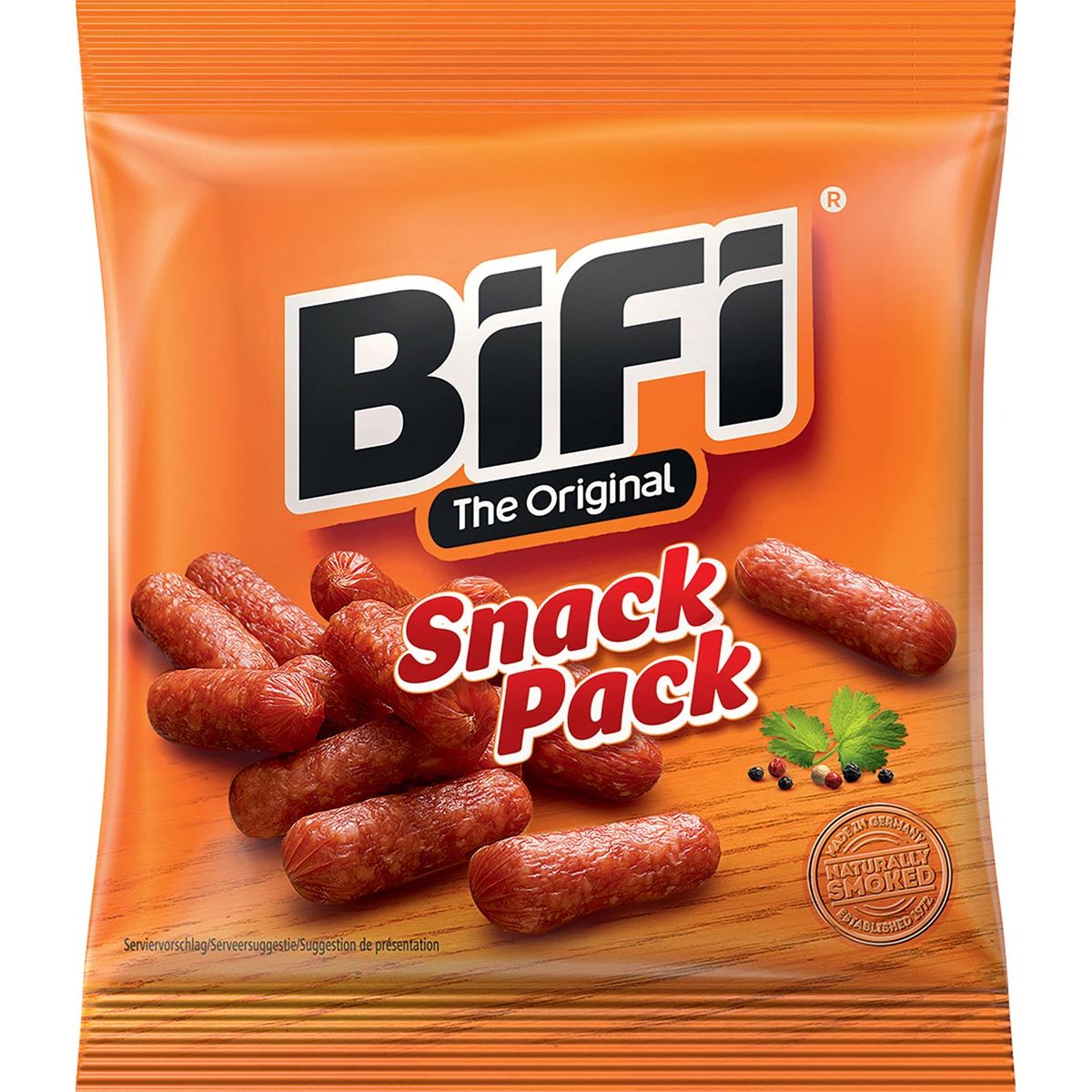 BIFI - saucisse originale, pack snack, 60 grammes
