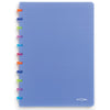 Atoma - Carnet Tutti Frutti, ft A4, 144 pages, quadrillé 5 mm, bleu transparent