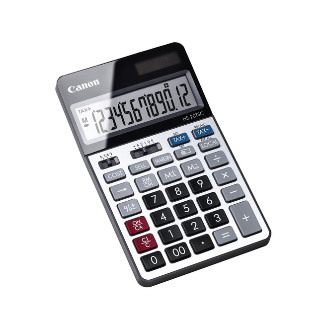 Canon -  HS-20TSC calculator Desktop Financiële rekenmachine Zwart, Zilver