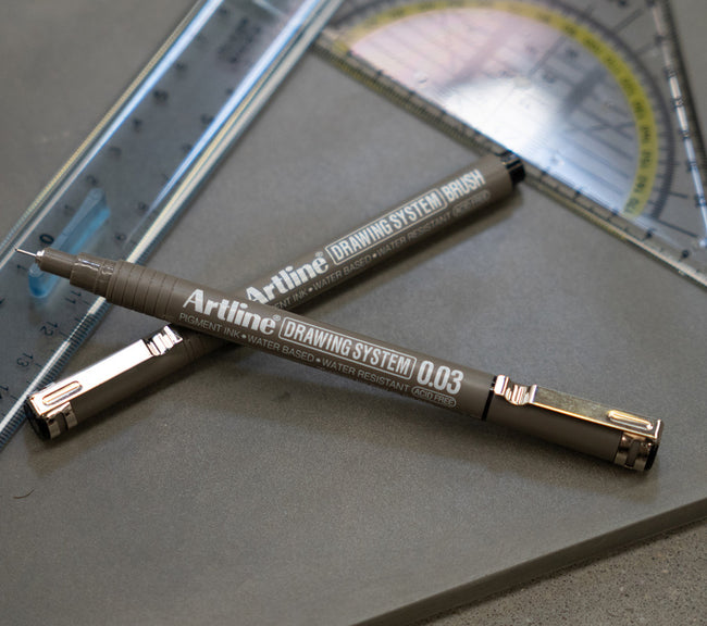 Artline -  Fineliner  technisch 0.03mm zwart
