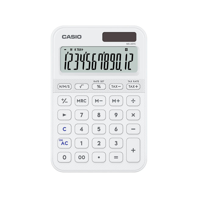 Casio -  Rekenmachine  ms-20yc-we wit