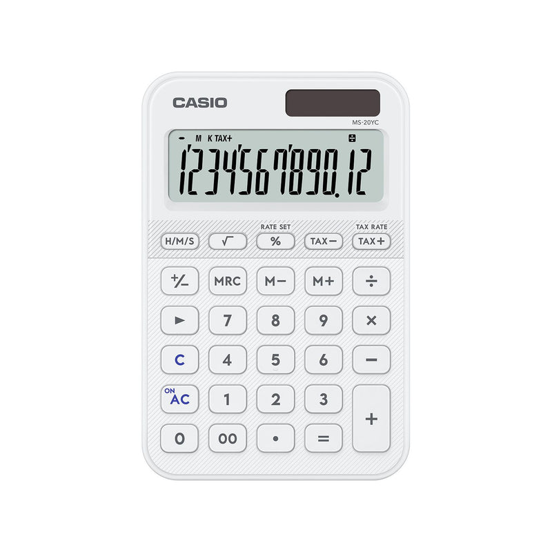 Casio -  Rekenmachine  ms-20yc-we wit