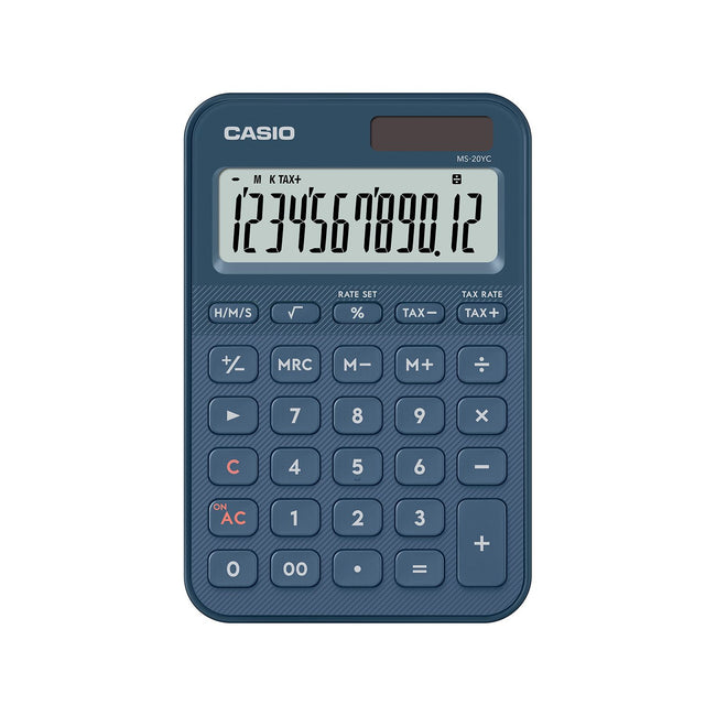 Casio -  Rekenmachine  ms-20yc-ny blauw
