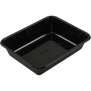 Klika-Bak | CPET | 1 compartiment | corbeille de menu | 228x178x50mm | noir | 360 pièces