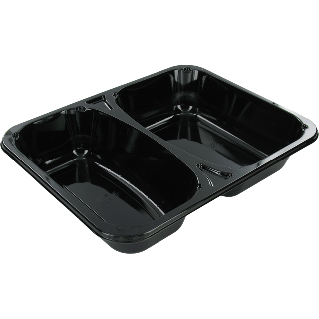 Klika -  Bak | CPET | 2-vaks | 227x178x43mm | zwart