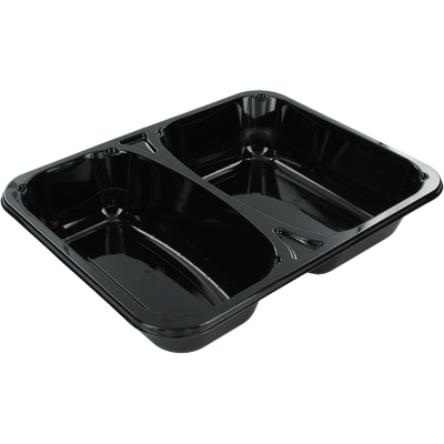 Klika-Bak | CPET | 2 compartiments | 227x178x43mm | noir