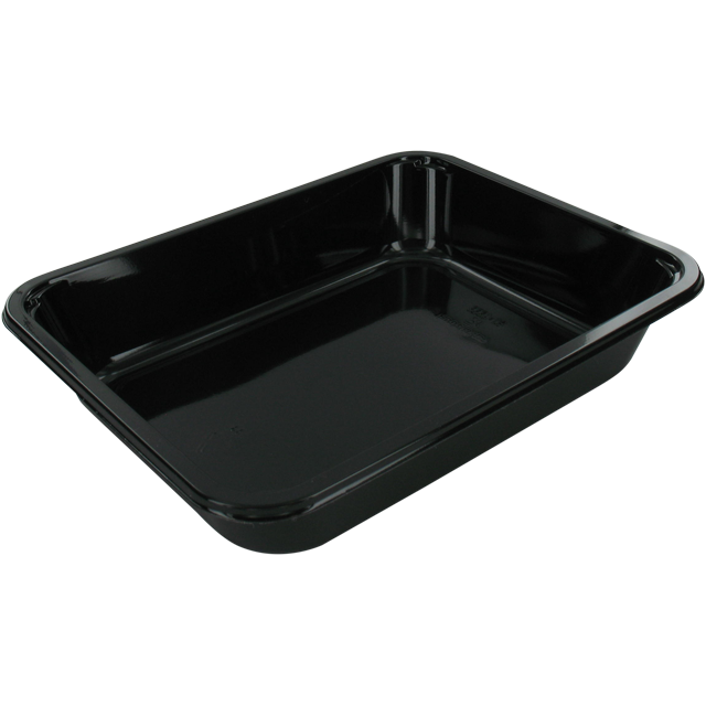 Klika -  Bak | CPET | menubak | 227x178x43mm | zwart | 416 stuks