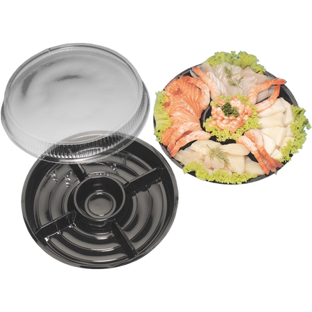 Klika - Couvercle | bol à fondue | PET recyclé | rond | Ø260mm | 30mm | transparent | 200 pièces