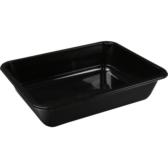 Klika - Plateau repas bol menu 1 compartiment 650cc 227x178x50mm 260 pièces gris