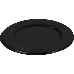 Depa -  Bord | Wave | reusable | rond | 1-vaks | pP | Ø18.5cm | zwart | 100 stuks