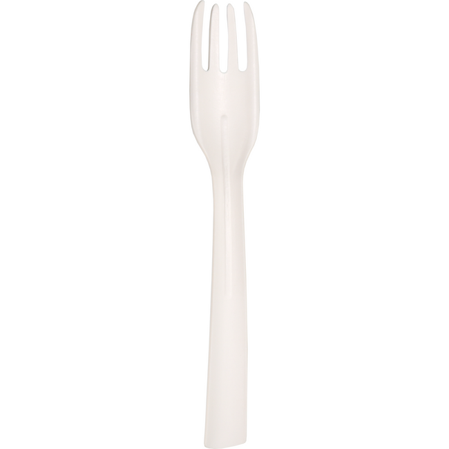 Depa - Fork | papier 175 mm | Blanc | 50 pièces