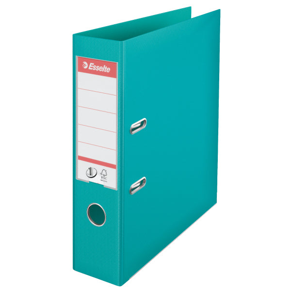 Esselte - Classeur Power N°1 turquoise, dos 7,5 cm