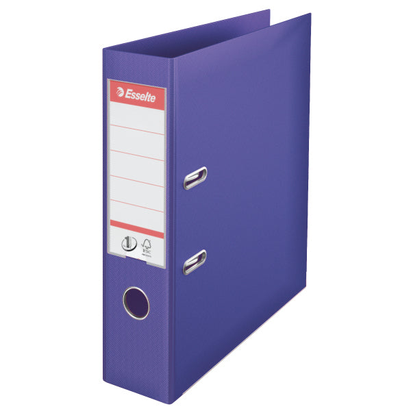 Esselte - Classeur Power N°1 violet, dos 7,5 cm