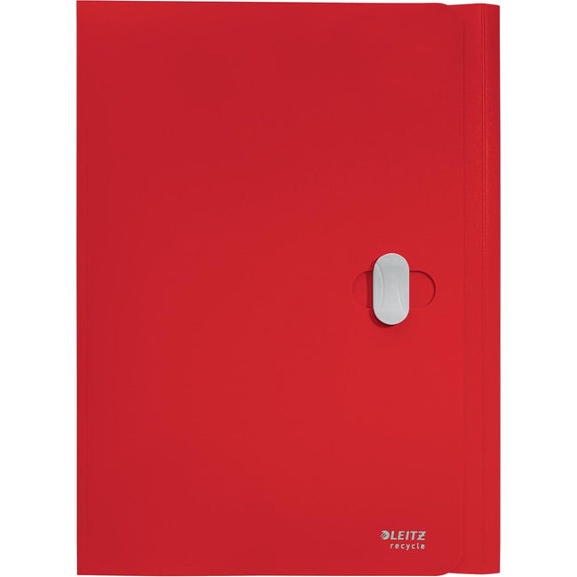 Leitz - Dossier à rabat Recycle, en PP, ft A4, rouge