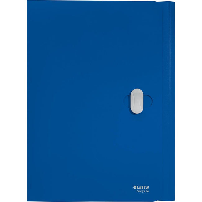 Leitz - Klappmappe Recycle, aus PP, ft A4, blau