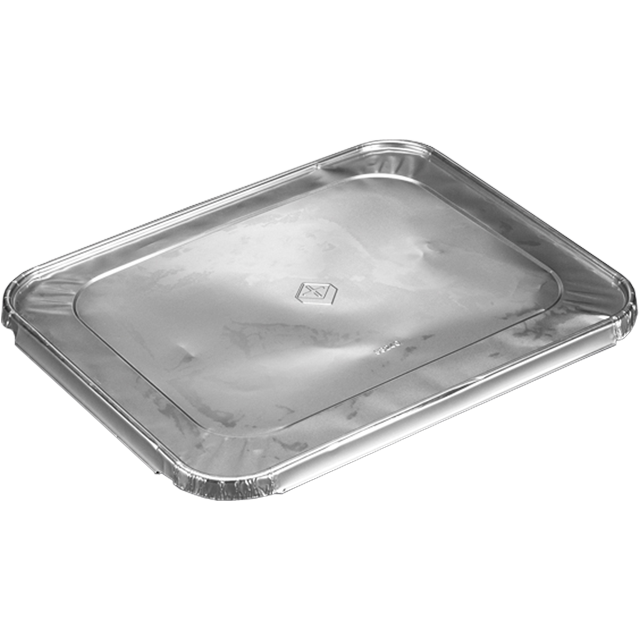 Klika - Couvercle | Aluminium | rectangulaire | 324x263x argent | 100 pièces