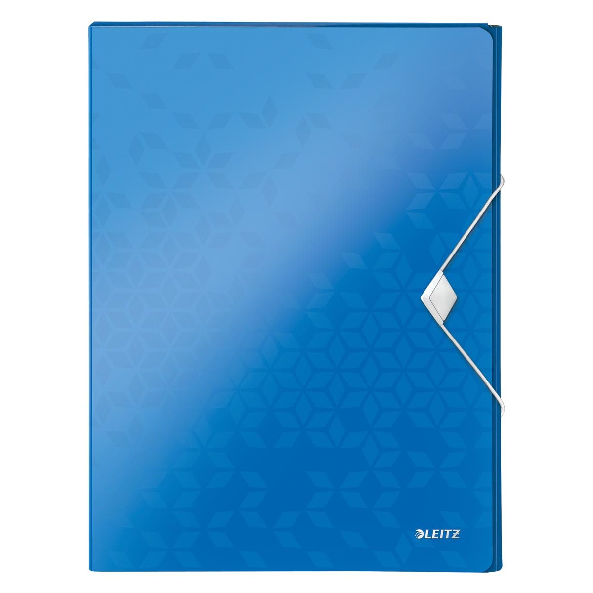 Leitz -  WOW elastobox ft A4, blauw