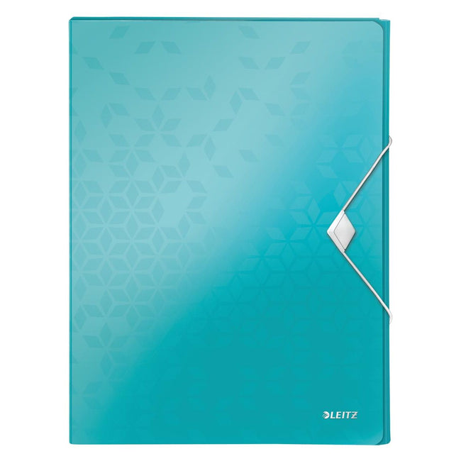 Leitz - Elastobox WOW A4 30mm PP bleu glacier