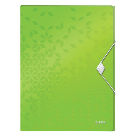 Leitz -  WOW elastobox ft A4, groen