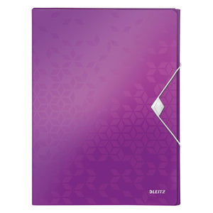 Leitz - Boîte à documents WOW 30mm A4 PP violet