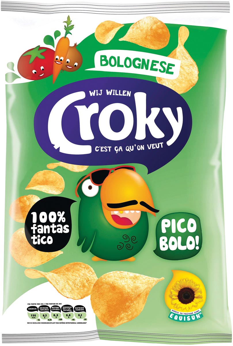 Croky - Chips Bolognese, Beutel mit 100 g