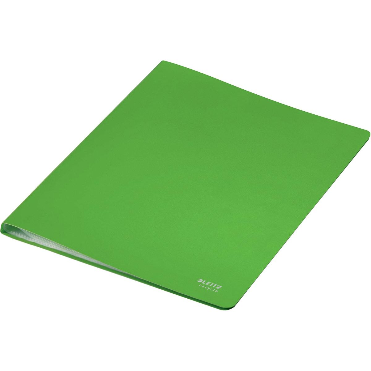 Leitz -  Recycle lbum, ft A4, 20 hoezen, groen