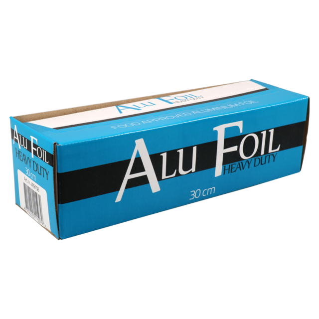 Klika - Foil | Feuille d'aluminium sur rouleau | Aluminium 30 cm | 125m | 14my | Argent | 1 pièce