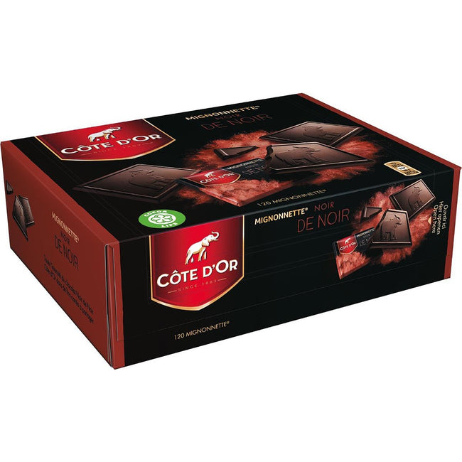 Côte d'Or - Mignonette chocolat, noir de noir, boîte de 120 pièces