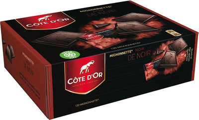 Côte d'Or -   chocolade Mignonnette, zwart van zwart, doos van 120 stuks