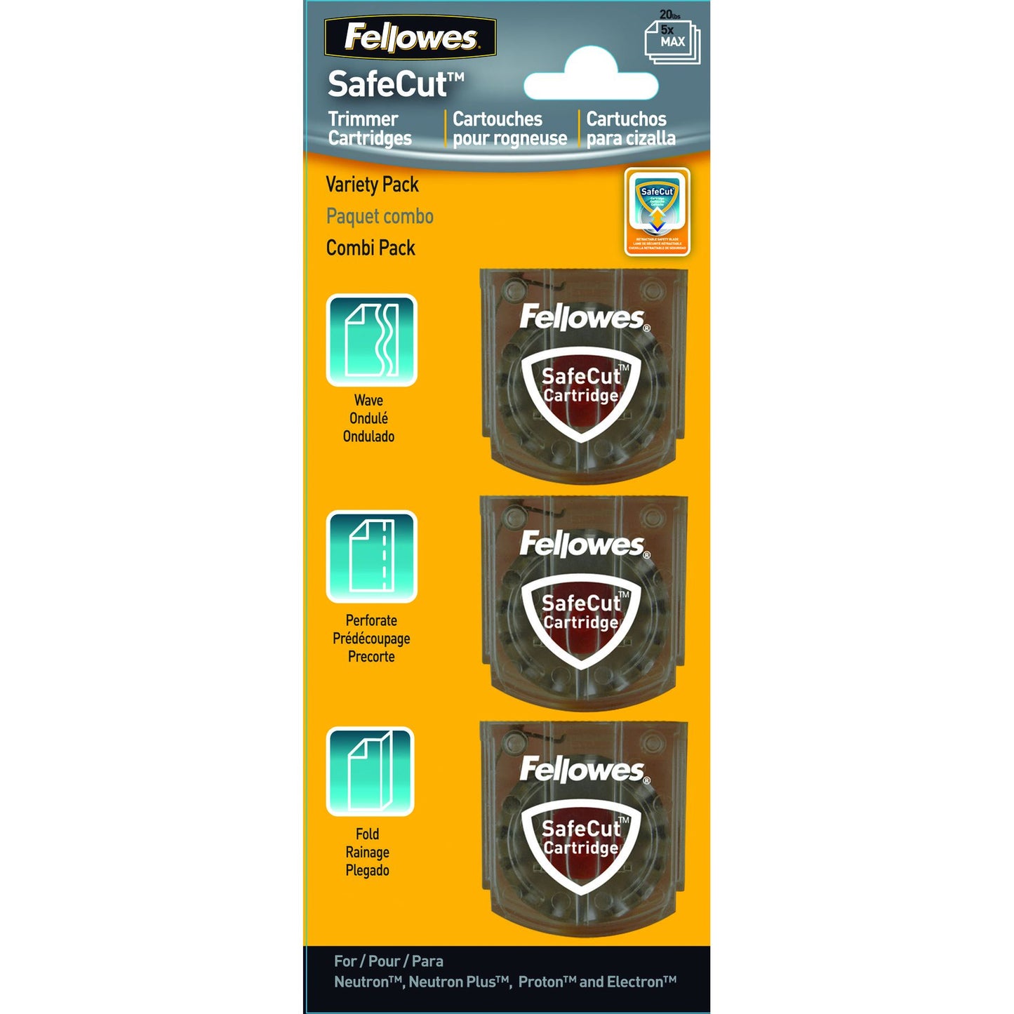 Fellowes - Schneidemesser Safecut 3 in 1