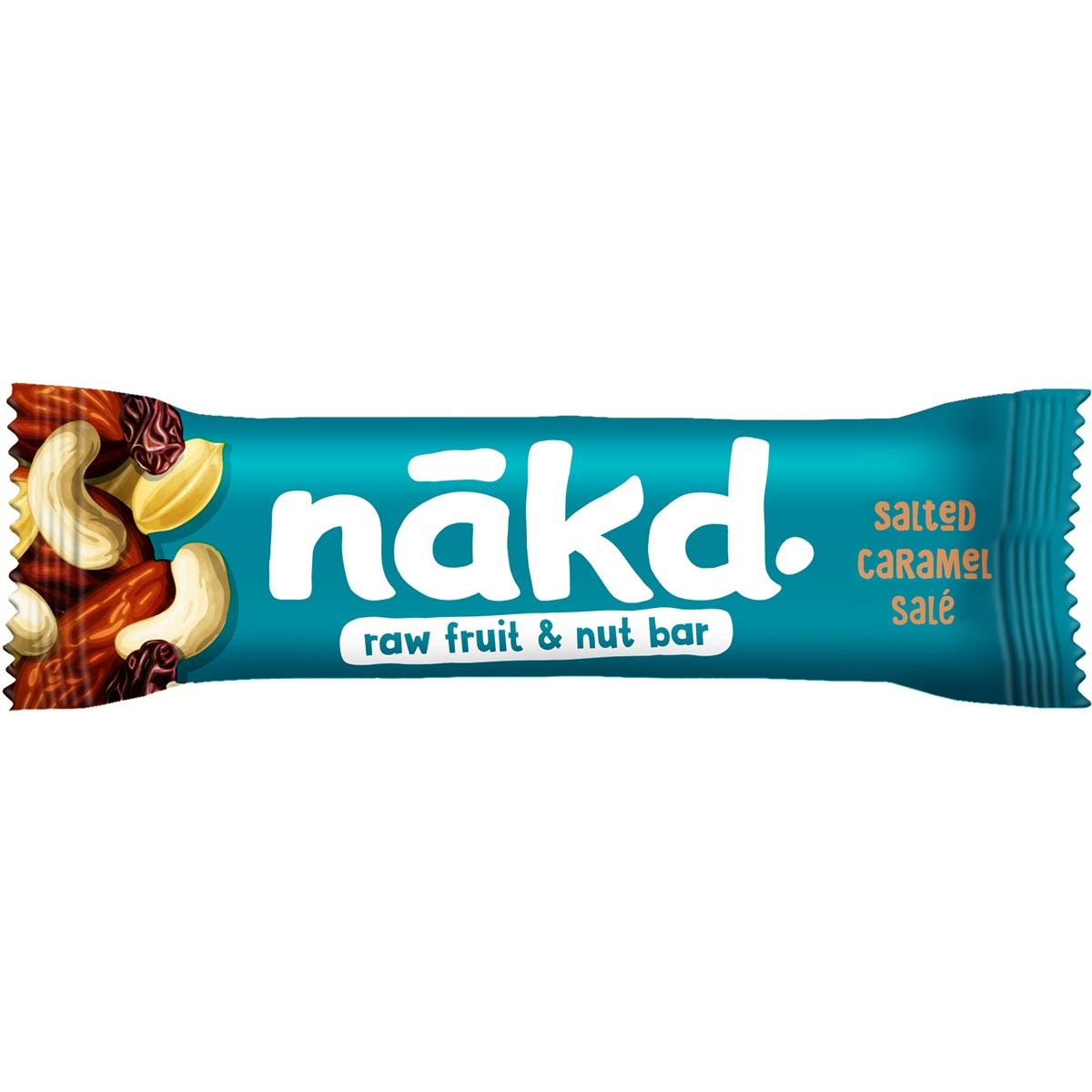 Nakd -   Salted Caramel, reep van 35 g, pak van 18 stuks
