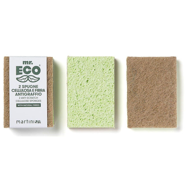 Mr. Eco - Scheuerschwamm ft 9,8 x 6,8 x 2 cm, kratzfest, 2er Pack