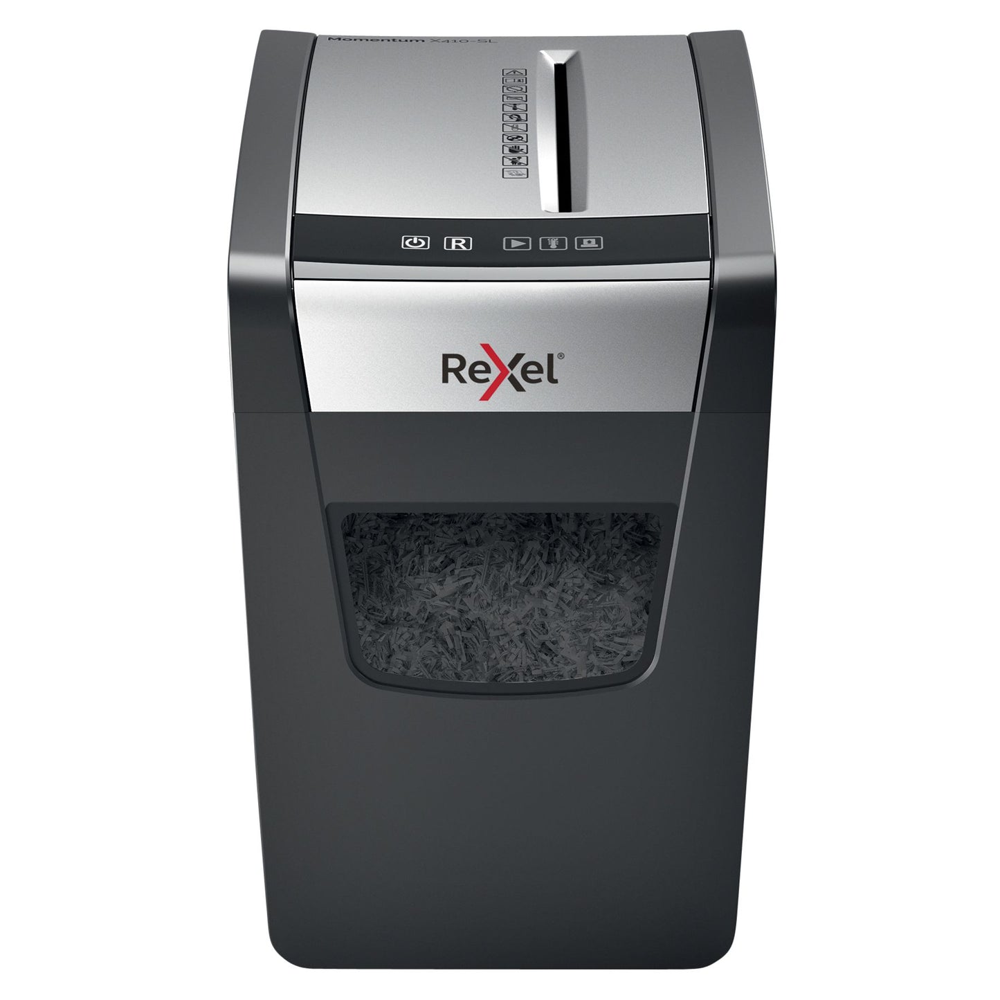 Rexel -  Momentum X410-SL papiervernietiger Kruisversnippering 62 dB Zwart, Grijs