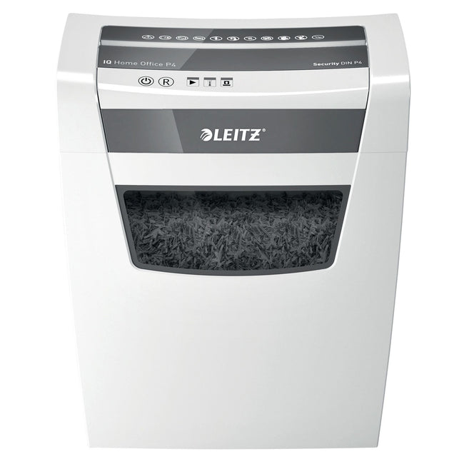 Leitz -  IQ Home P-4 papiervernietiger Deeltjesversnippering 58 dB 22 cm Wit