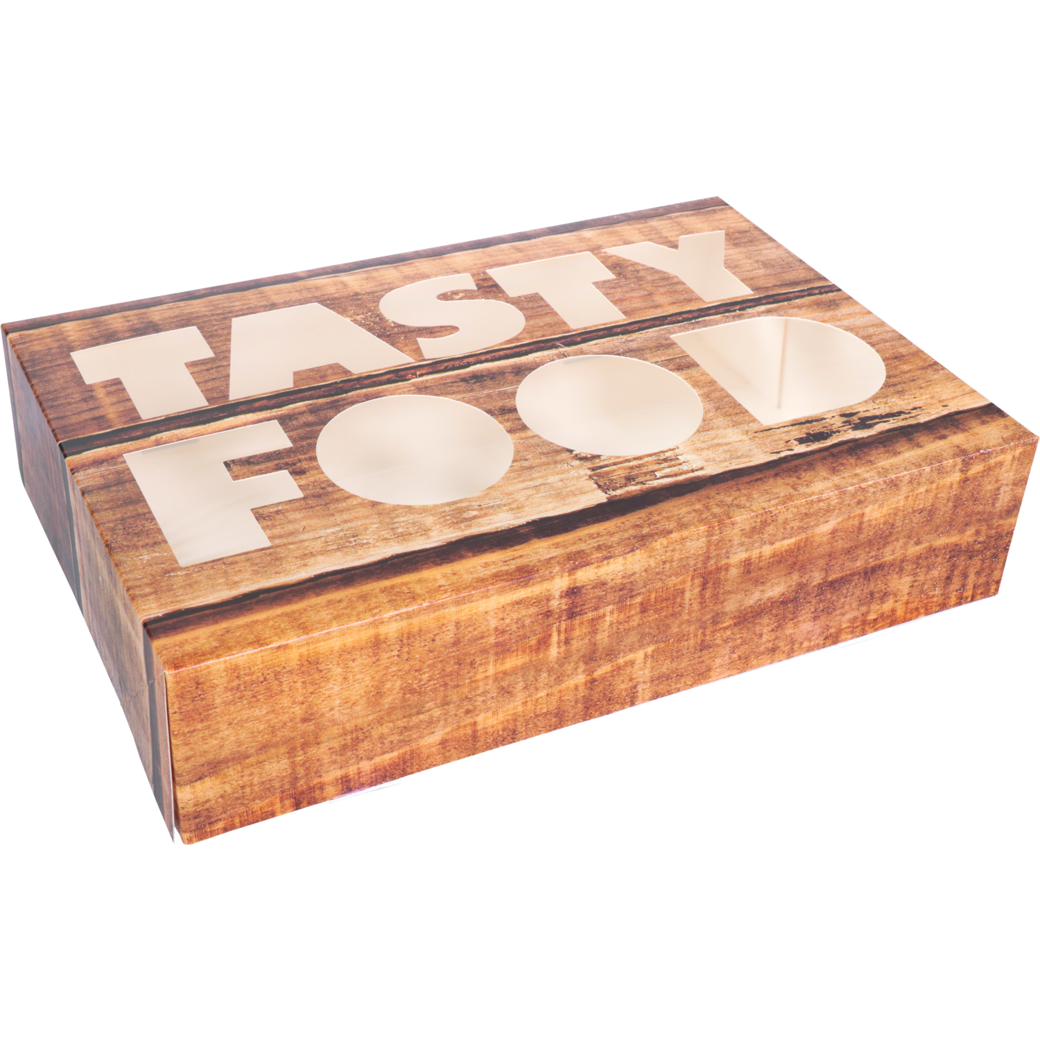 Boîte de fête / boîte de restauration Tasty Food 36x25x8cm 10 pièces