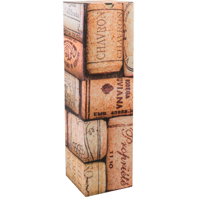 Klika - Boîte de bouteille | Cork | Cardboard de golf | 1 bouteille | 95x95x330mm | 10 pièces