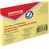 OFFICE products -   memoblok, 76 x 101 mm, 100 vel, geel