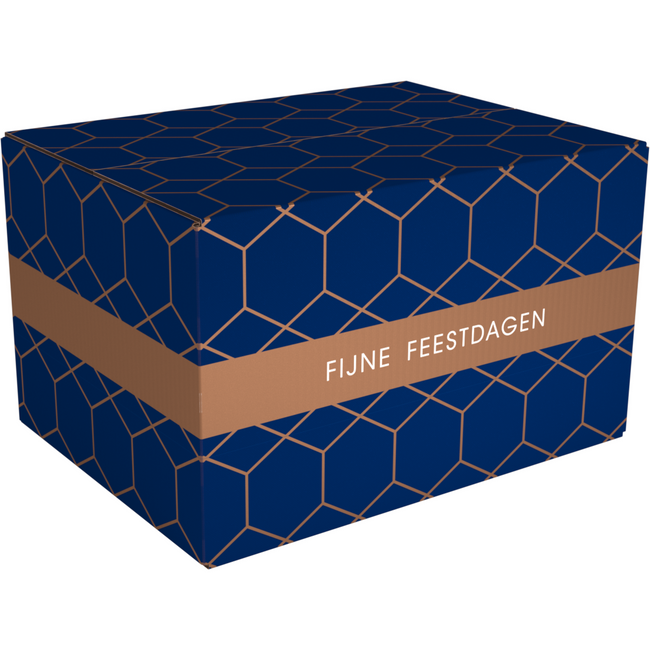 Klika - Weihnachtspaketbox | Berghütte | Wellpappe | 450x350x230mm | Weihnachten | d | 10 Stück